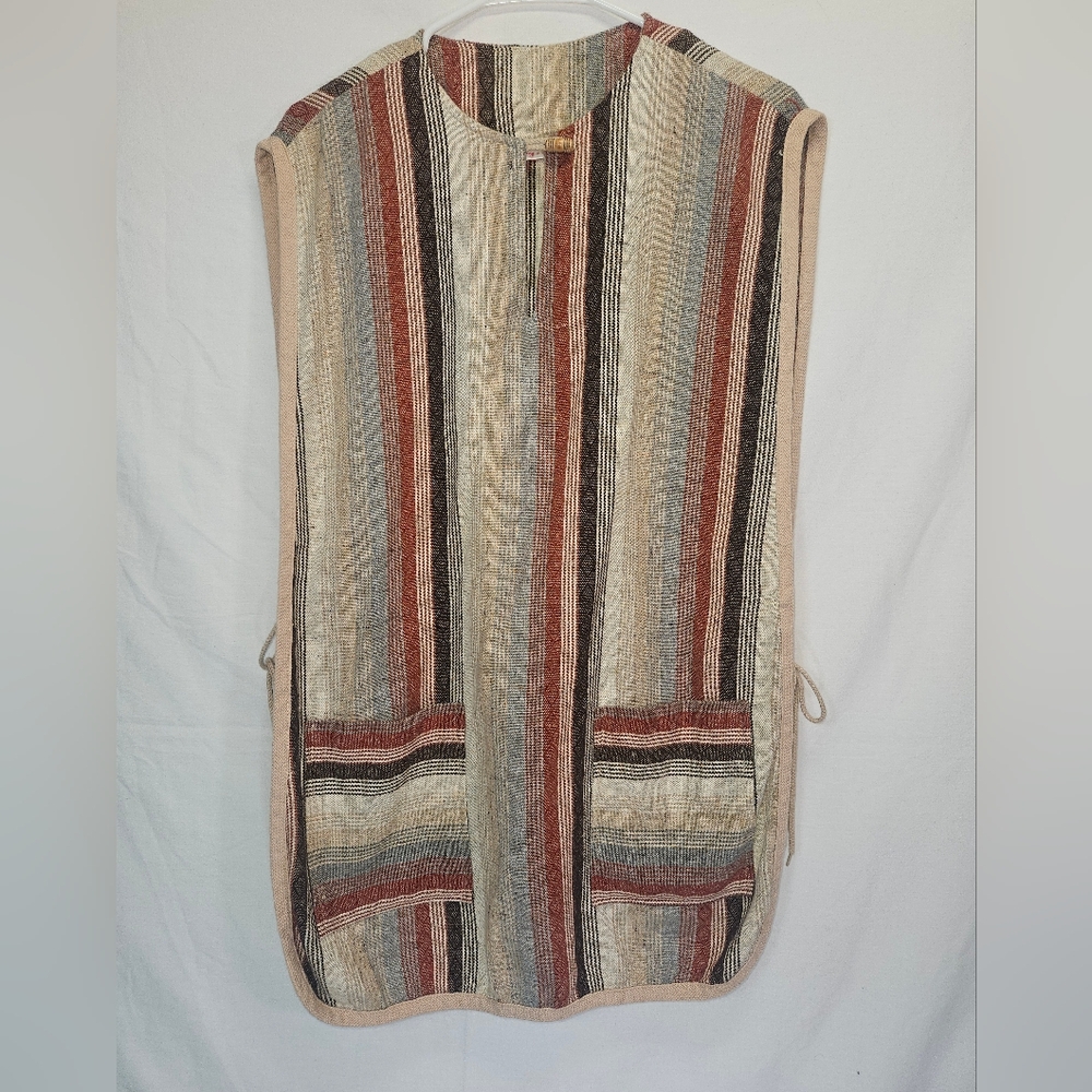 Young Stuff Vintage Striped Sleeveless  Tunic